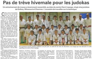 1er article de presse de l'année pour le club