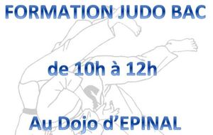 Formation Judo Bac