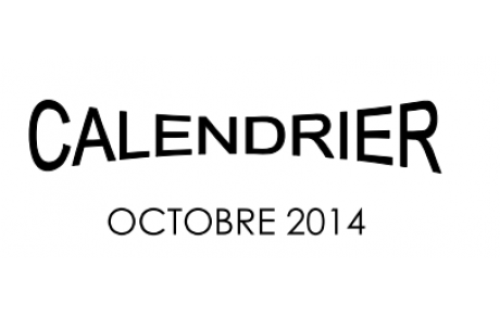 Calendier Octobre 2014