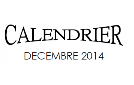 Calendrier Décembre 2014