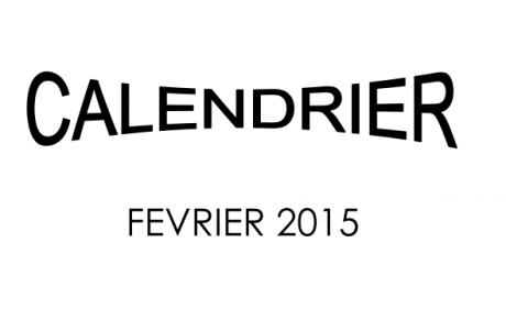 Calendrier Février 2015