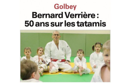 Les 50 ans de Bernard dans Vosges Matin