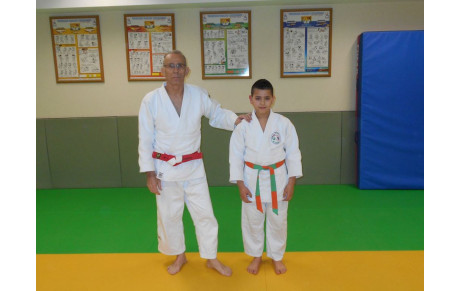 Naoufel ceinture orange-verte