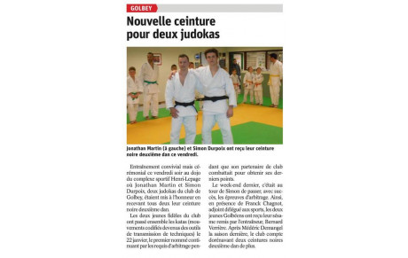 Jonathan et Simon dans la presse