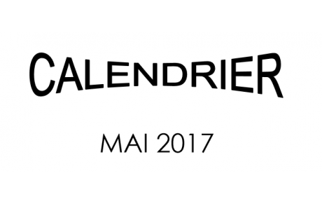 Calendrier mai 2017